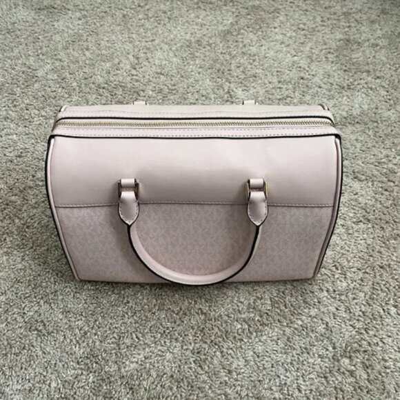 Michael Kors Jet Set Medium Travel Duffel Satchel Handbag โข Light Powder Blush - Picture 3 of 7